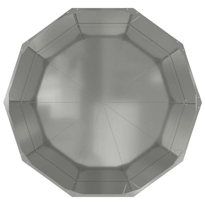 Jardinera Plateado 120 X 120 X 50 Cm Acero Galvanizado_5