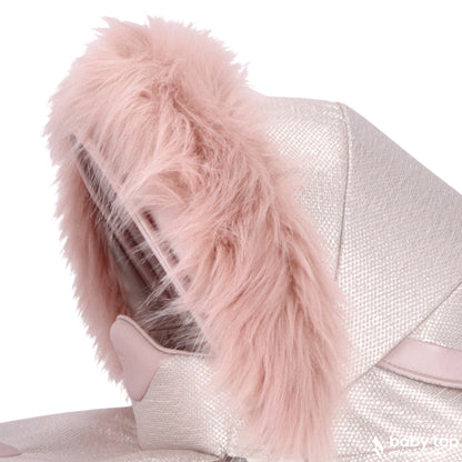 Pelo Decorativo Para Carro De Muñecas Rosa_0