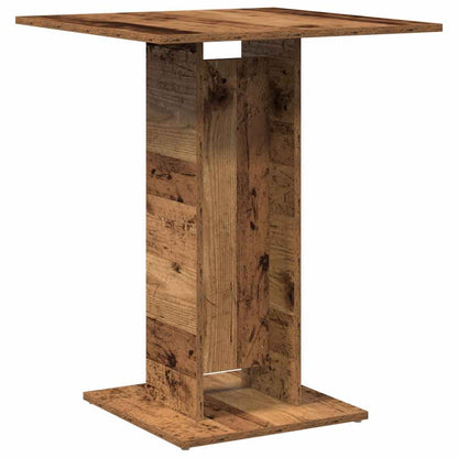 Mesa De Bistró De Madera De Ingeniería Envejecida 60x60x75 Cm_4