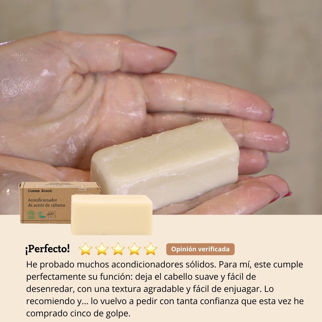 Acondicionador Sólido Con Aceite De Cáñamo - Higo Y Leche De Coco_3