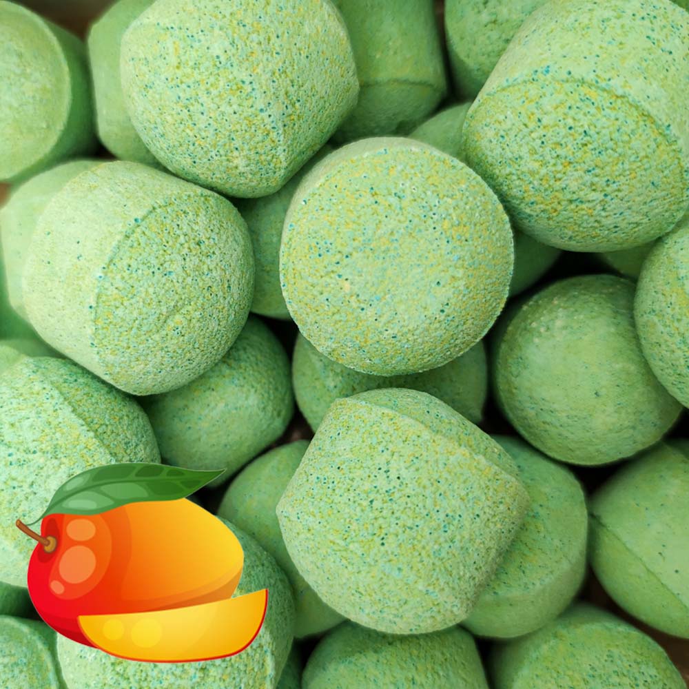 200 Mini Bombas Efervescentes Para Manicura Y Pedicura - Aroma: Mango - Pack Especial Profesionales_3