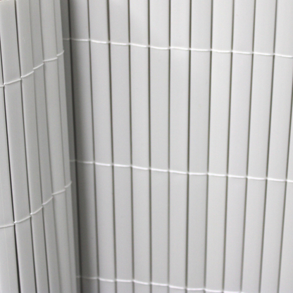 Cañizo Pvc Doble Cara| 1x3 M| Color Blanco| Lamas 11 Mm| Composición 100% Pvc| Bridas Sujeción Incluidas_2