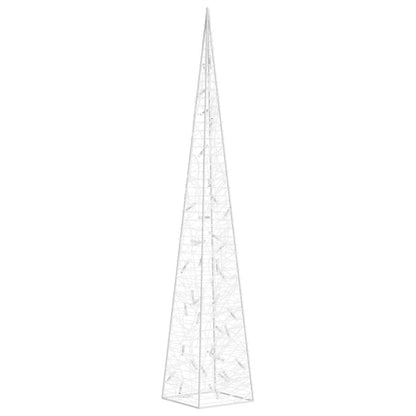 Vidaxl Cono De Luz Led Decorativo Acrílico Blanco Frío 90 Cm_0