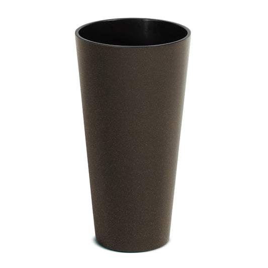 Macetero Alto Y Redondo,sin Depósito , De 25x25x47,6cm, Capacidad De 9 L.