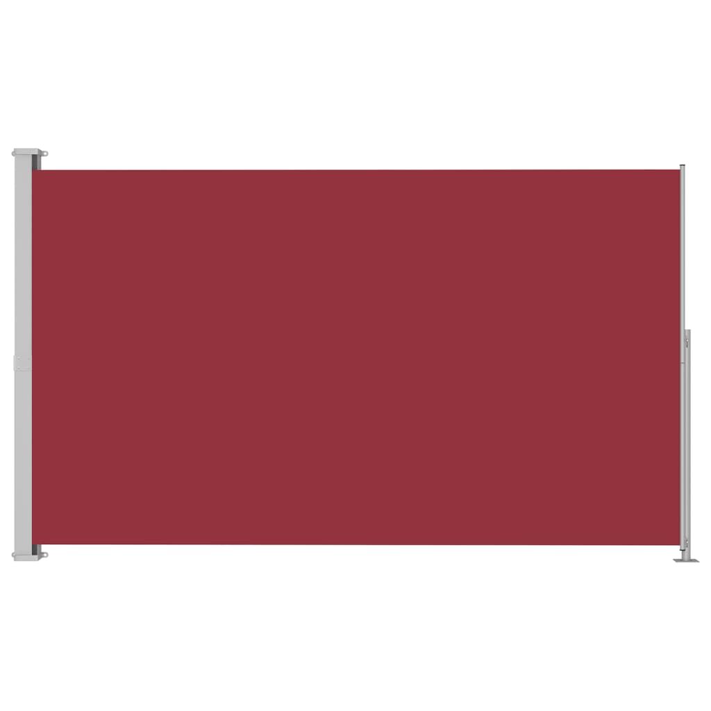 Vidaxl Toldo Lateral Retráctil Para Patio Rojo 220x300 Cm_0