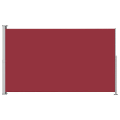 Vidaxl Toldo Lateral Retráctil Para Patio Rojo 220x300 Cm_0