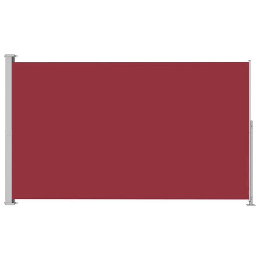 Vidaxl Toldo Lateral Retráctil Para Patio Rojo 220x300 Cm_0