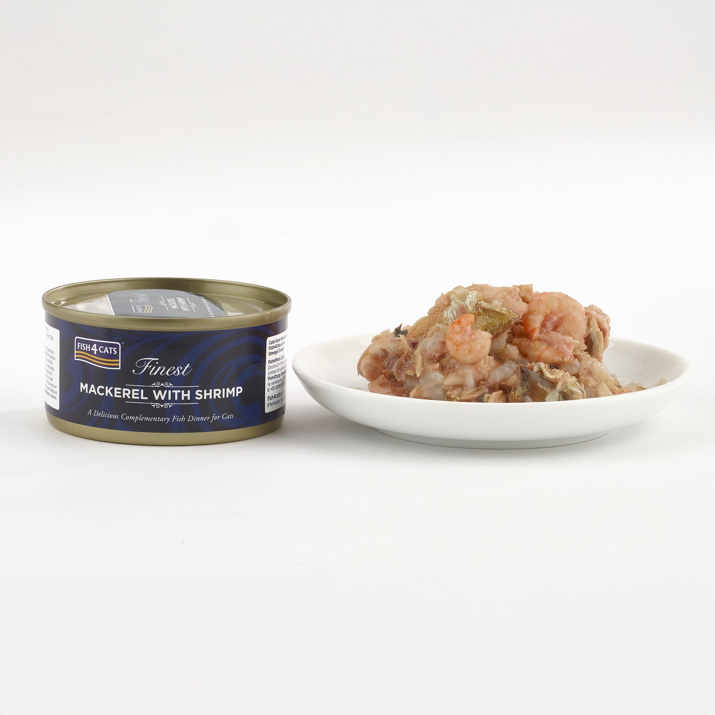 Fish4cats Filete Para Gato – Caballa Con Camarón 70 G (pack De 10)_1