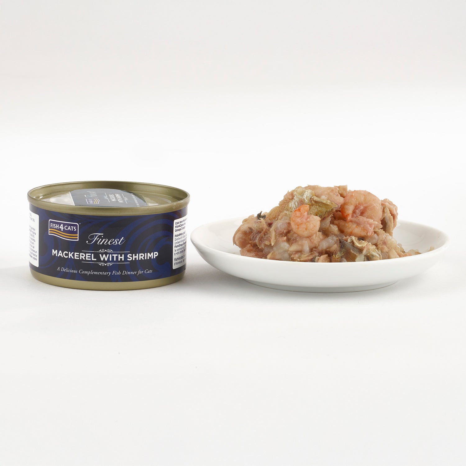 Fish4cats Filete Para Gato – Caballa Con Camarón 70 G (pack De 10)_1