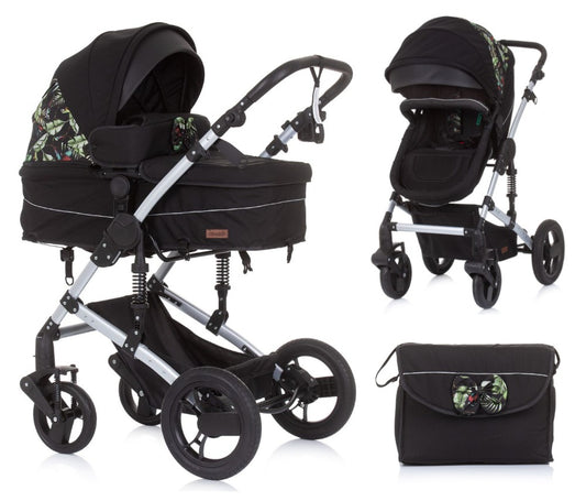 Carrito De Bebé Camea Dúo Convertible Con Bolso Exotic_0