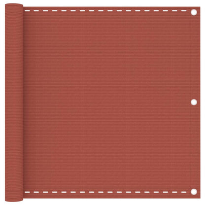 Vidaxl Toldo Para Balcón Hdpe Terracota 90x500 Cm_0