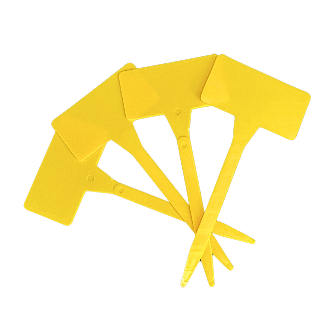 Etiqueta Para Planta Amarilla 17 Cm 100 Unidades