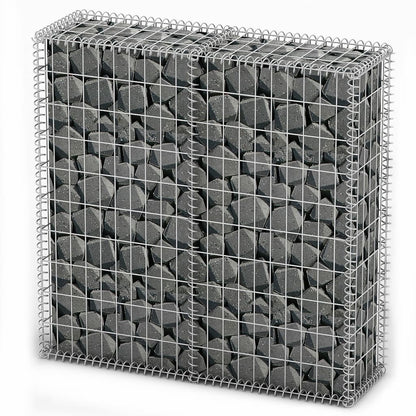 Cesta Para Muro De Gaviones De Alambre Galvanizado 100x100x30cm / Vetonek_4