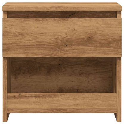 Mesita De Noche Madera De Ingeniería Roble Artisian 40x30x39 Cm_2