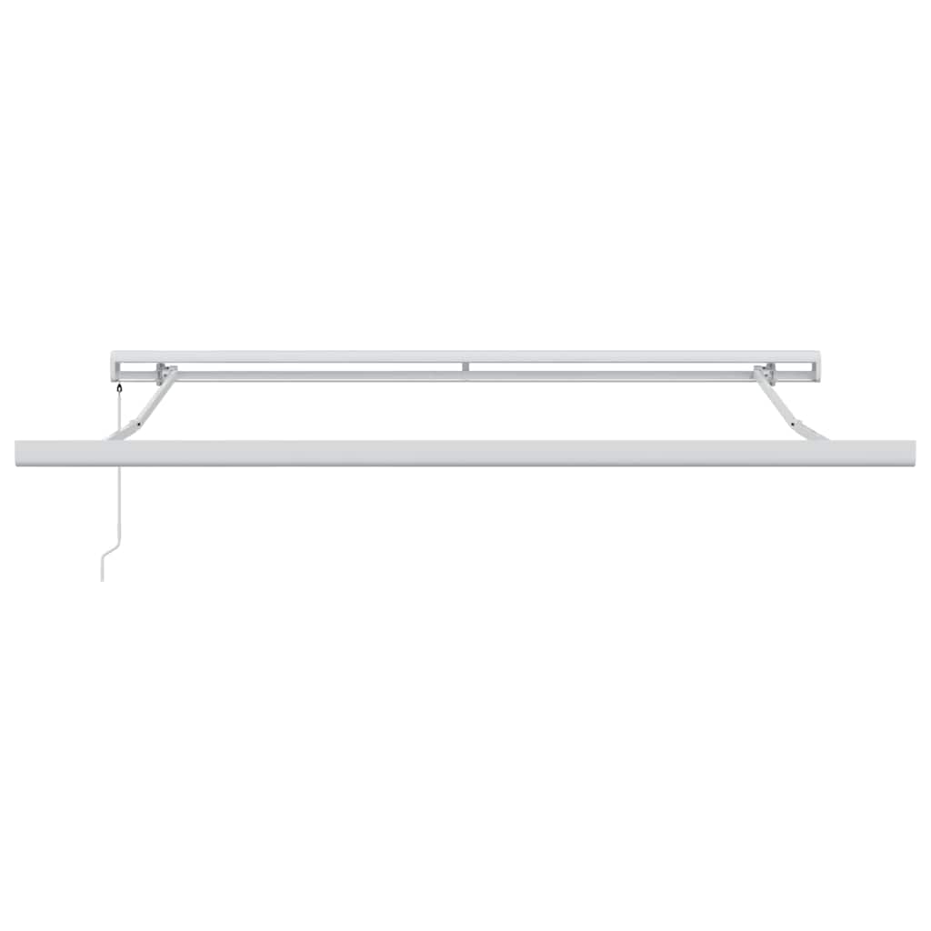 Toldo Retráctil Amarillo Y Naranja 350 X 250 Cm Lona Y Aluminio_5