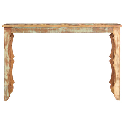 Mesa De Comedor De Madera Maciza Reciclada 120x60x76 Cm_0