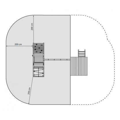 Parque Infantil Masgames Beach Hut Xl Con Challenger.