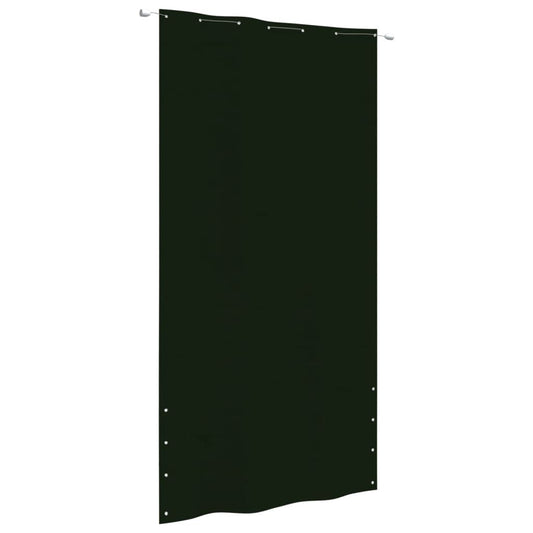 Vidaxl Toldo Pantalla Para Balcón Tela Oxford Verde Oscuro 140x240 Cm_0