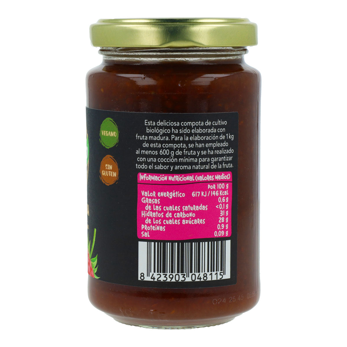 Compota Frambuesa Biocop 280g