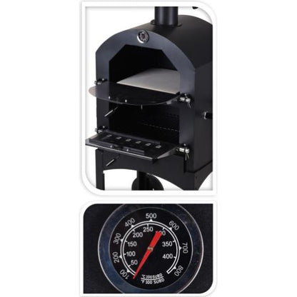 Barbacoa horno pizza