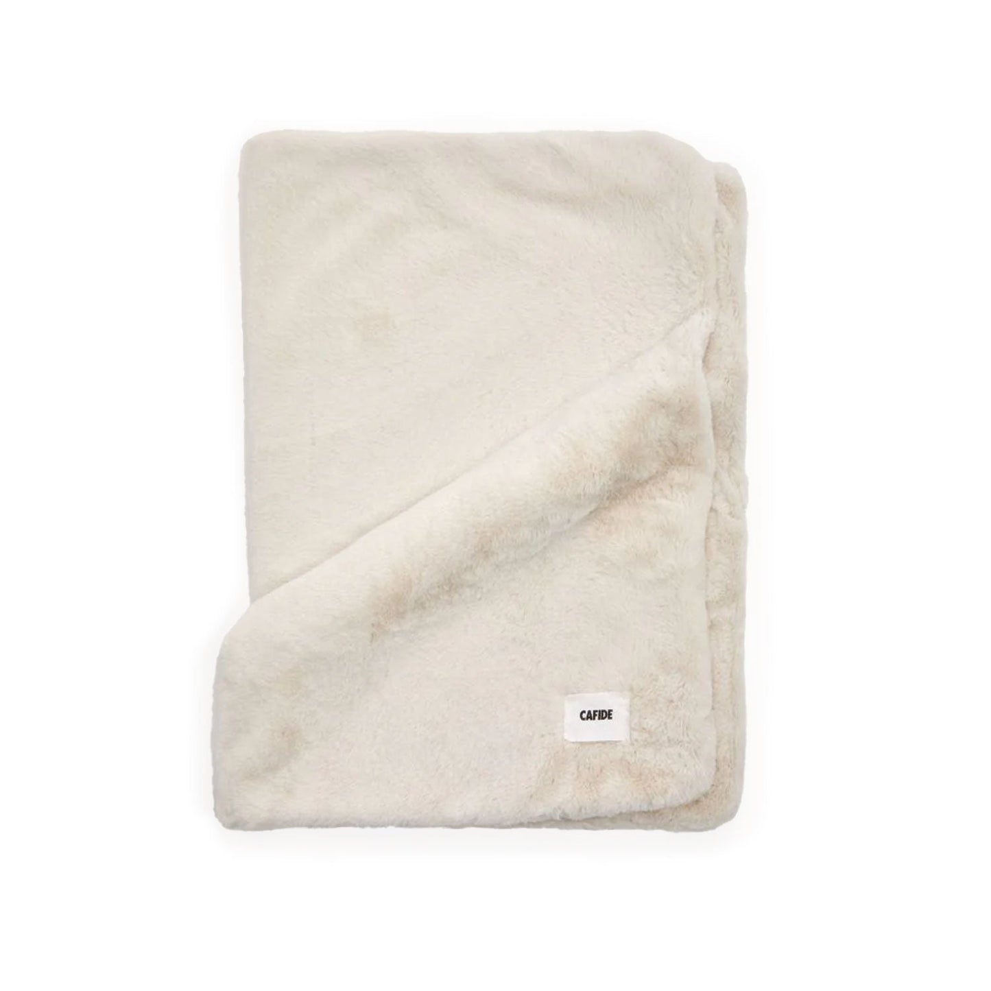 Cafide Manta Para Perros Efecto Pelo Beige Claro. Modelo Toia. Talla M (90x65 Cm)_0