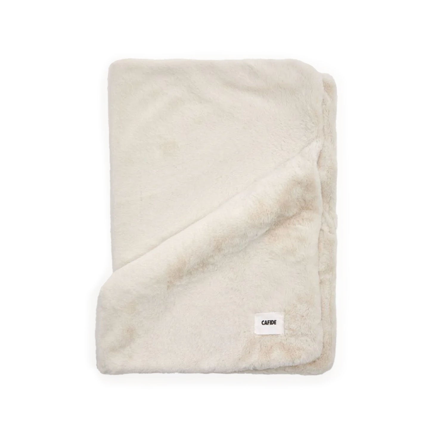 Cafide Manta Para Perros Efecto Pelo Beige Claro. Modelo Toia. Talla M (90x65 Cm)_0