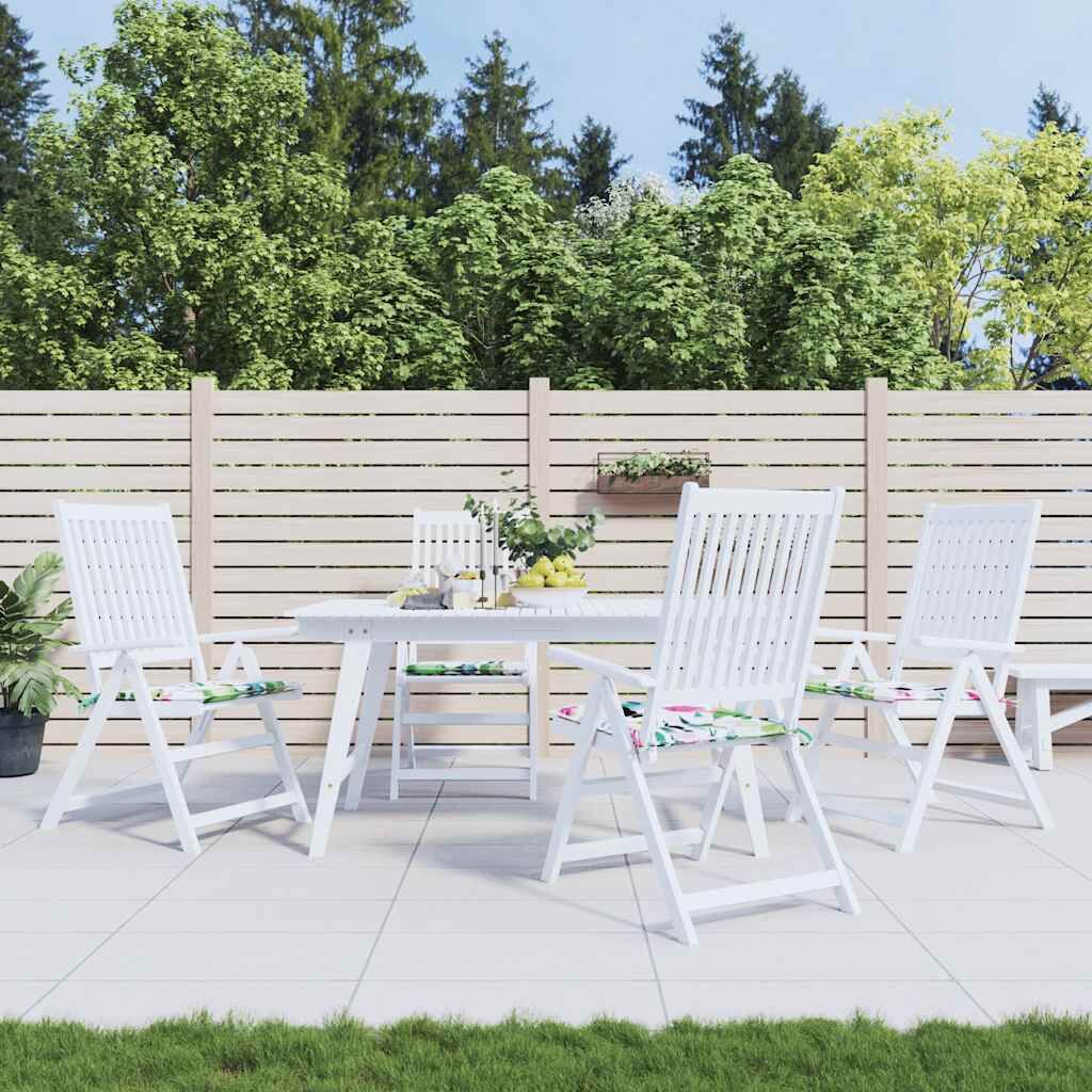 Vidaxl Cojines Para Silla De Jardín 4 Uds Tela Multicolor 40x40x4 Cm_1