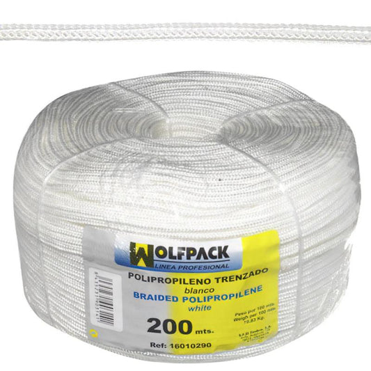 Cuerda Trenzada Polipropileno Blanca       (bobina 200 M.)_0