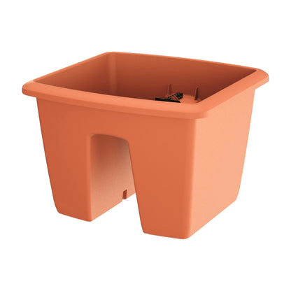 Maceta Respana Railing 9l., Dimensiones (mm) 288x298x209, Color Terracota_0