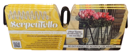 Soporte Anticaida Jardineras Serpentello Blanco._5