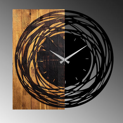 Reloj De Pared Madera Rotaciones