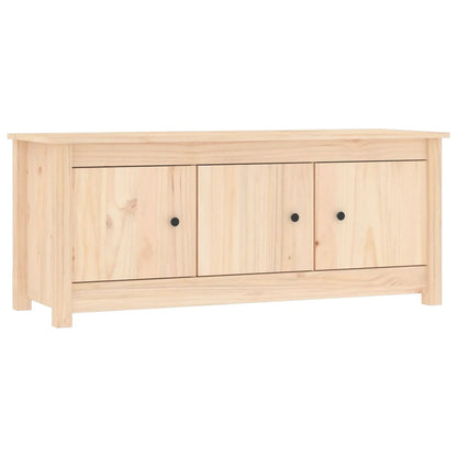 Mueble Zapatero De Madera Maciza De Pino 110x38x45,5 Cm / Vetonek_5