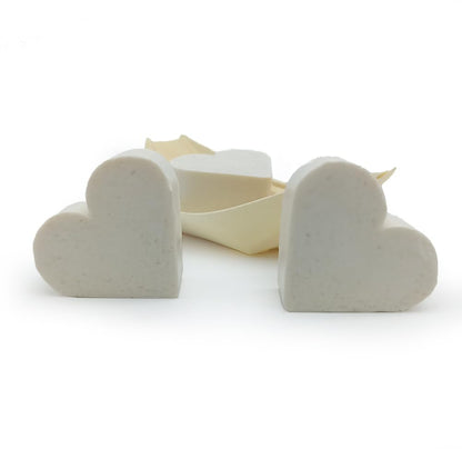 25 Jabones Aromáticos Con Forma De Corazón - Detalle Para Invitados De Eventos - Jabón Glicerina Con Aroma A Coco_4