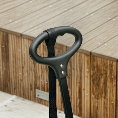 Pawhut Carrito Para Perros Plegable Con Mango Ajustable Diseño Abierto Negro_4