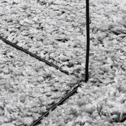Alfombra Peluda De Pelo Largo Moderna Pamplona Beige Ø 120 Cm / Vetonek_5