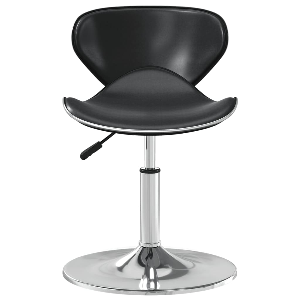 Taburete De Cocina De Cuero Sintético Negro_1