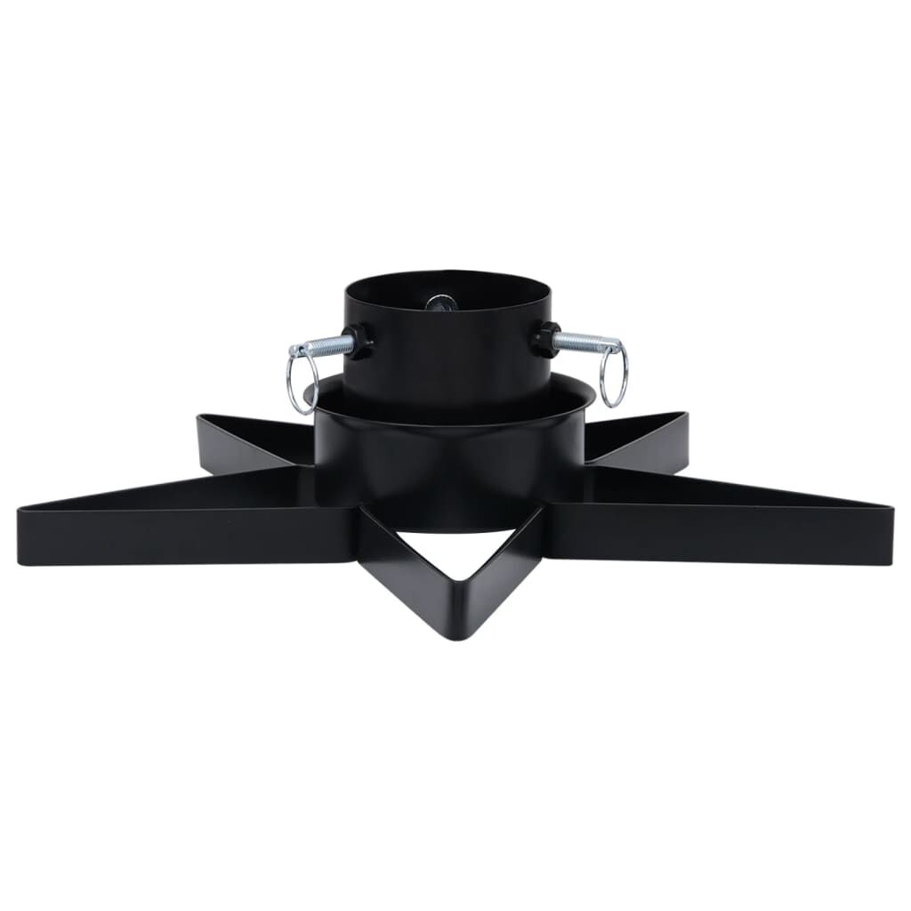 Vidaxl Soporte Para Árbol De Navidad Negro 47x47x13,5 Cm_0