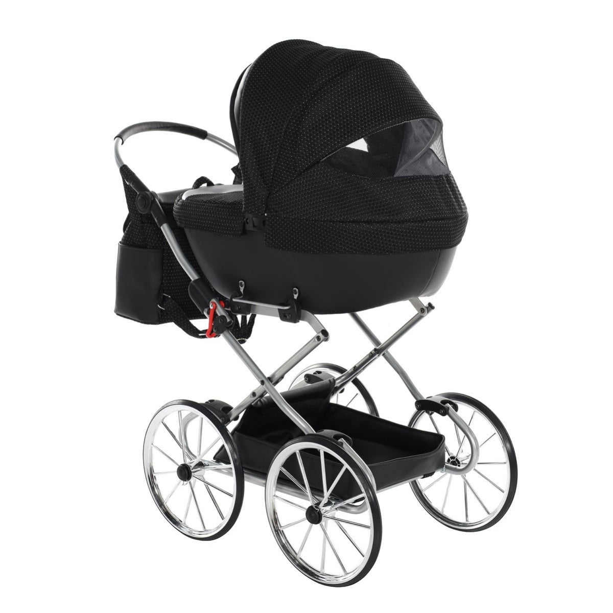 Carro De Muñecas Dolce Classic_black-silver_1
