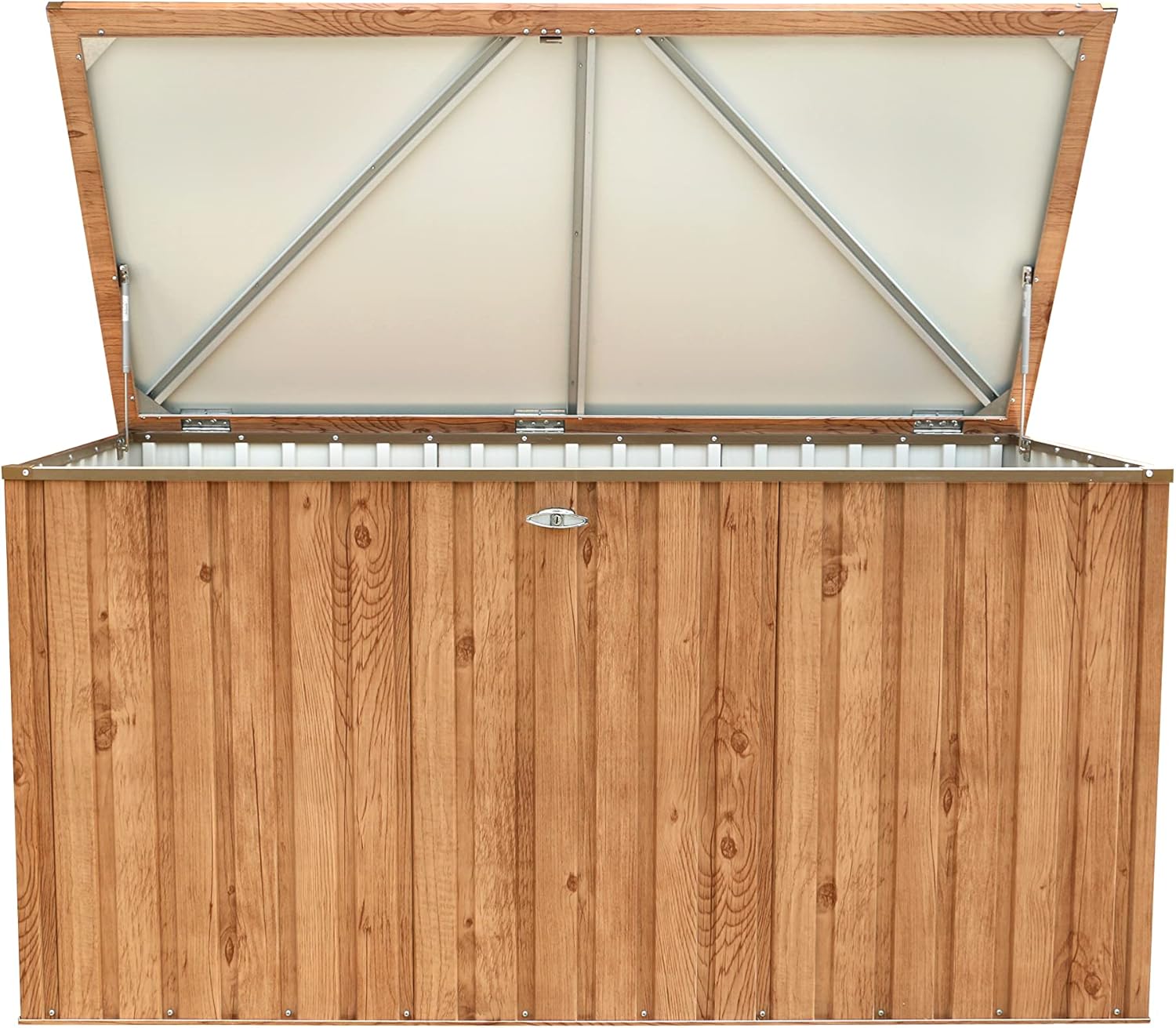 Arcon Duramax Metalico.  195 X 95 X 94,4 Cm. Color Imitacion Madera.  1450 L._5