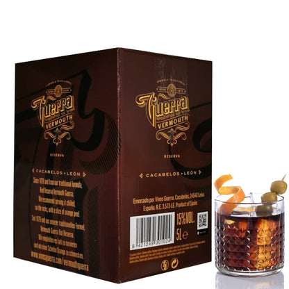 Vermouth Guerra Rojo Reserva. Bag 5 Litros Con Llave