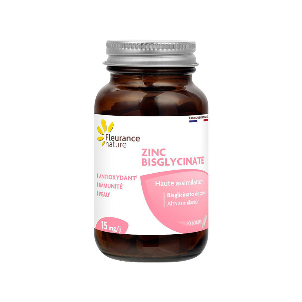 Bisglicinato De Zinc Fleurance Nature 90 Cápsulas_0