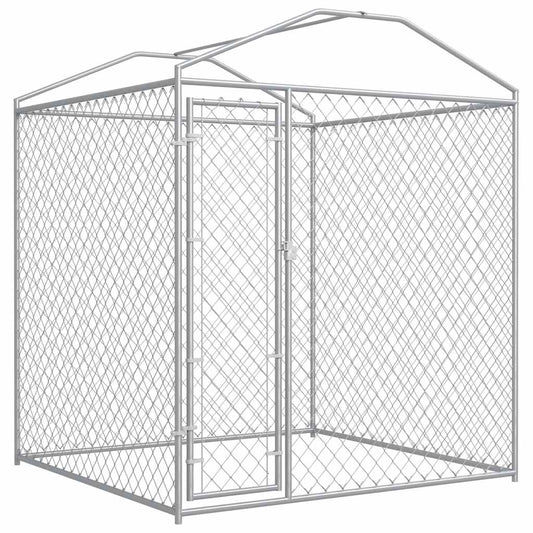 Perrera De Exterior Con Toldo 193x193x225 Cm_0