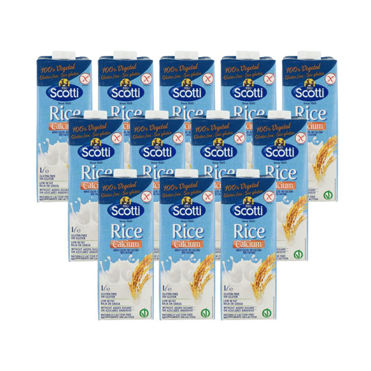 Bebida de Arroz y Calcio PACK x 12 Scotti 1L