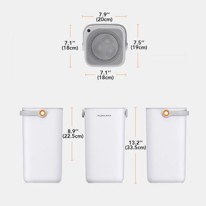 Joybos - Bote De Basura Con Separación En Seco Y Húmedo Para Cocina