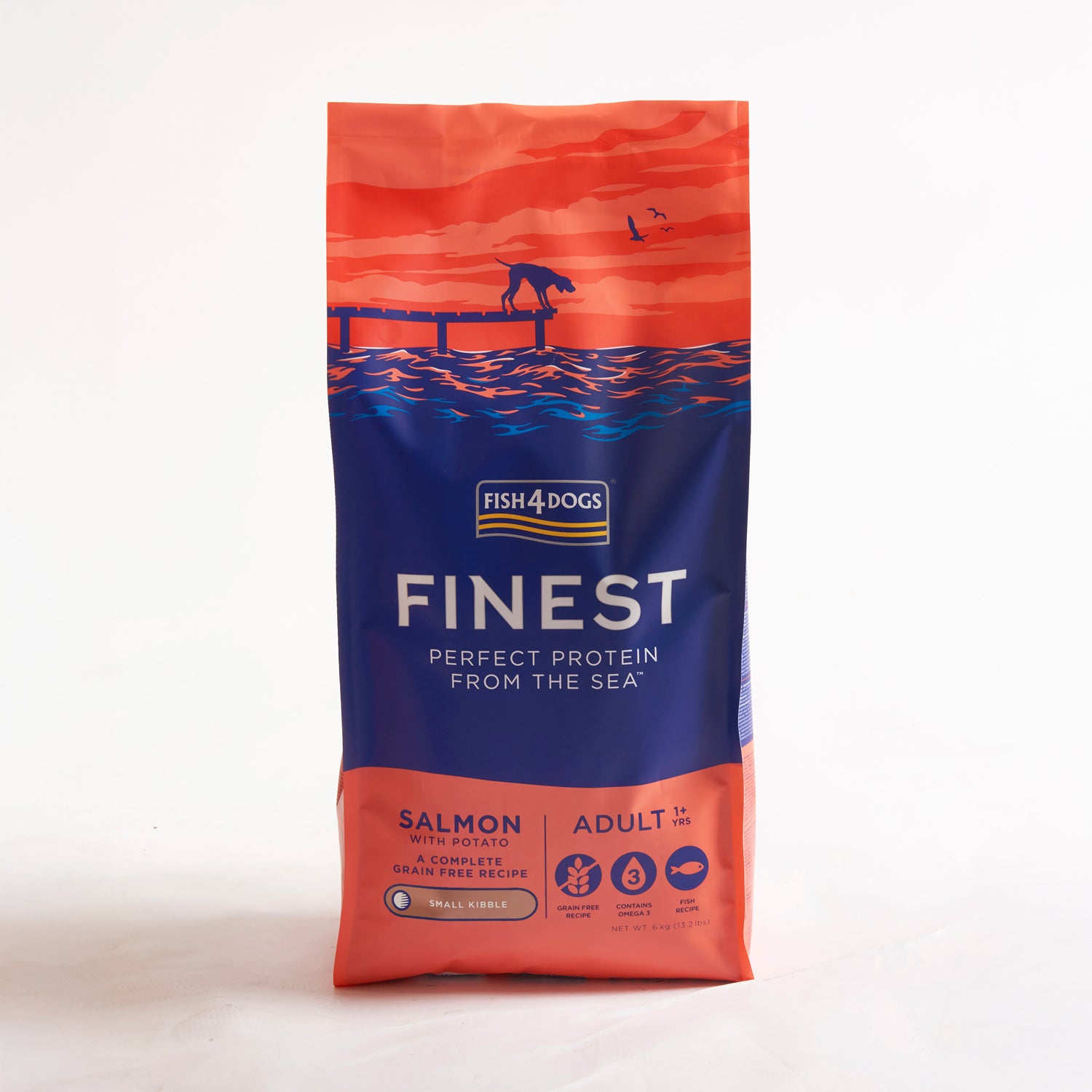 Fish4dogs Pienso Para Perro Adulto Sin Cereales – Salmón Y Patata Razas Pequeñas 6 Kg_1