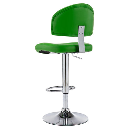 Taburete De Cocina Cuero Sintético Verde_1