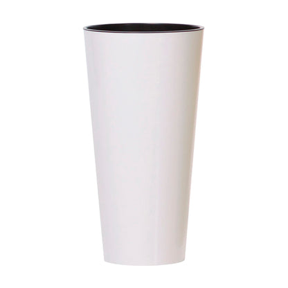 Maceta Tubus Slim 3,3l., Dimensiones (mm) 150x150x286, Color Blanco_0