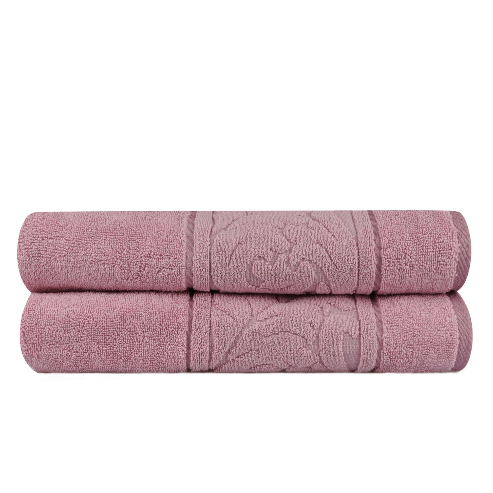 Juego De Toallas De Baño (2 Piezas) Rosa_1