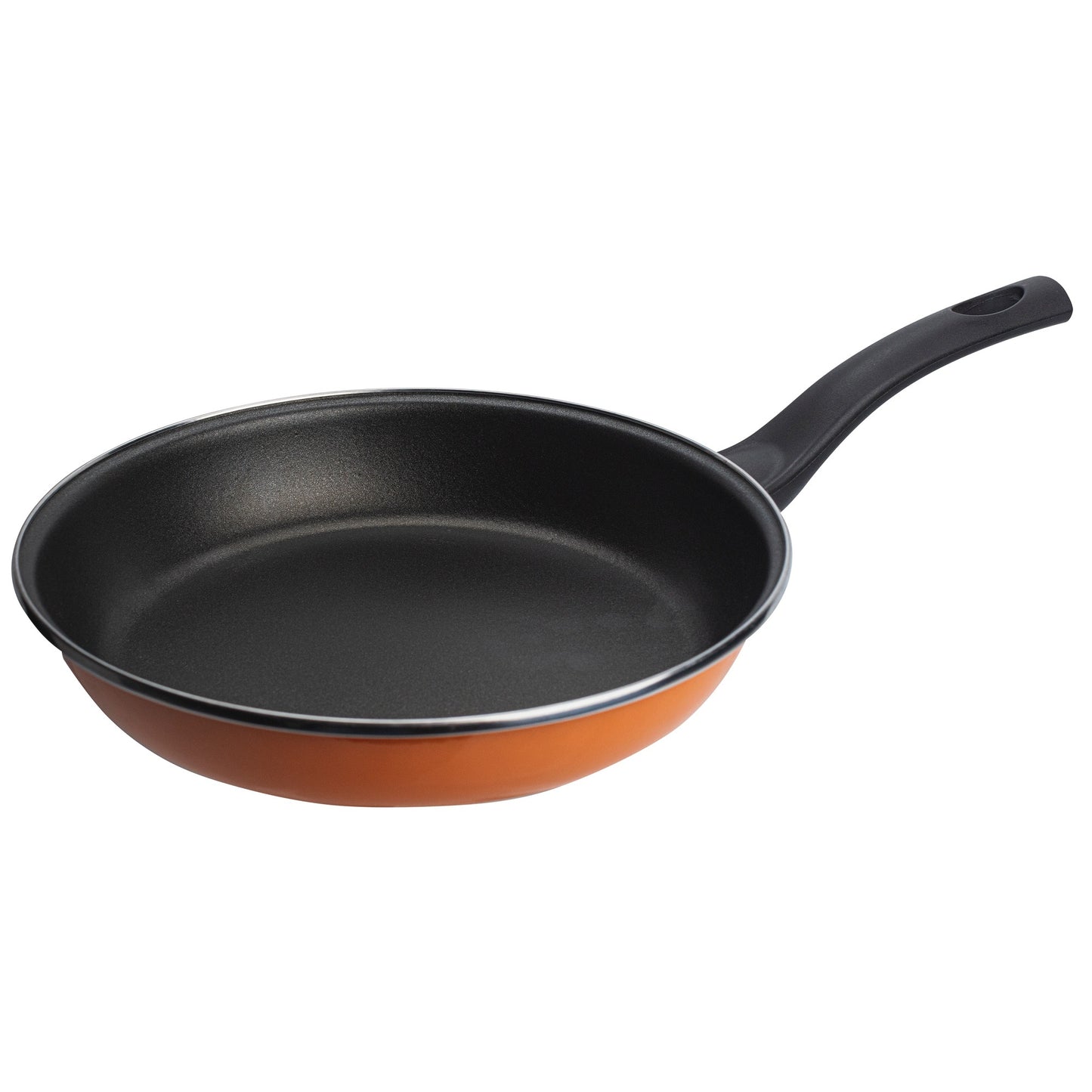 Sarten 18 Cm San Ignacio Valencia De Acero Al Carbono En Color Naranja