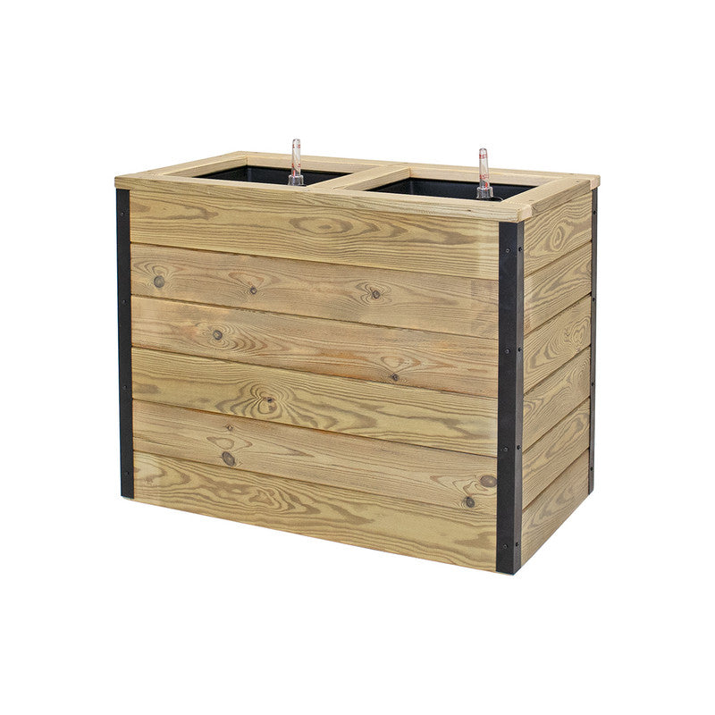 Jardinera De Madera Con Autorriego 75x40x60 Cm Nidum Hortalia_2